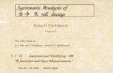 Systematic Analysis of B  Ｋ πll decays Tadashi Yoshikawa Nagoya U. ３ｒｄ International Workshop on “B factories and New Measurements” Jan. 24 – 26, 2008.