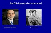 1 The full dynamic short-run model Chairman Bernanke J. M. Keynes.