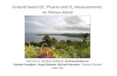 Ground based GC, Picarro and O 3 measurements on Manus Island Neil Harris, Heather Holland, Andrew Robinson Geraint Vaughan, Hugo Ricketts, Richard Newton,