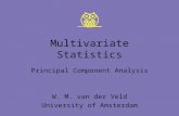 Multivariate Statistics Principal Component Analysis W. M. van der Veld University of Amsterdam.
