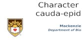 Mackenzie Department of Bio Character cauda-epid.