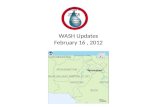 WASH Updates February 16, 2012 WASH CLUSTER PAKISTAN.