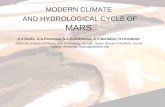 MODERN CLIMATE AND HYDROLOGICAL CYCLE OF MARS. A.V.Rodin, A.A.Fedorova, N.A.Evdokimova, A.V.Burlakov, O.I.Korablev 1Moscow Institute of Physics and Technology,