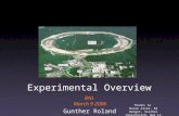 Can we discover the critical point at RHIC? Experimental Overview Gunther Roland BNL March 9 2006 Thanks to Burak Alver, Ed Wenger, Siarhei Vaurynovich,