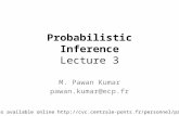Probabilistic Inference Lecture 3 M. Pawan Kumar pawan.kumar@ecp.fr Slides available online