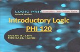 Introductory Logic PHI 120 Presentation: “Basic Concepts Review "