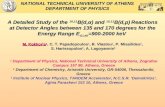 NATIONAL TECHNICAL UNIVERSITY OF ATHENS DEPARTMENT OF PHYSICS A Detailed Study of the 10,11 B(d,α) and 10,11 B(d,p) Reactions at Detector Angles between.