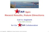 Carl Gagliardi – STAR Spin: Recent Results, Future Directions 1 Spin Recent Results, Future Directions Carl A. Gagliardi Texas A&M University for the Collaboration.