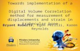 Towards implementation of a Digital Volume Correlation method for measurement of displacements and strain in trabecular bone Bryant Roberts, Egon Perilli,