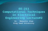 Dr. Mubashir Alam King Saud University. Outline Chapter#3 Rootfinding Bisection Method Newton's Algorithm Secant Method