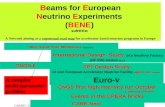 CARE07, 31 Oct 2007V. Palladino Report on BENE Activities Beams for European Neutrino Experiments (BENE) subtitle: A Network aiming at a consensual road.