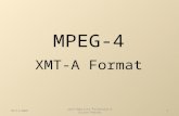 MPEG-4 XMT-A Format 29/11/20071Jean-Baptiste Puibaraud & Julien Pedron.