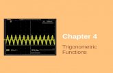 Chapter 4 Trigonometric Functions. Angles Trigonometry means measurement of triangles. In Trigonometry, an angle often represents a rotation about a point
