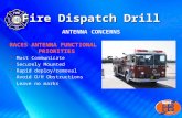 Fire Dispatch Drill RACES ANTENNA FUNCTIONAL PRIORITIES Must Communicate Securely Mounted Rapid deploy/removal Avoid O/H Obstructions Leave no marks ANTENNA.
