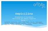 Ampicilina Antibiótico β-lactámico Penicilina de amplio espectro Equipo 3 González Serralta, Luis; Poot Pech, David; Rodríguez Cetina, Roger; Santana Galeana,