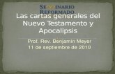 Prof. Rev. Benjamin Meyer 11 de septiembre de 2010.
