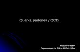 Quarks, partones y QCD. Rodolfo Sassot Rodolfo Sassot Departamento de Fisica, FCEyN, UBA.