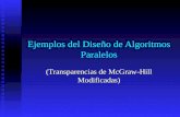 Ejemplos del Diseño de Algoritmos Paralelos (Transparencias de McGraw-Hill Modificadas)