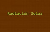 Radiación Solar. Radiación en una Superficie Horizontal Se puede dar por diferentes períodos de tiempo, horas, días, mes u otras cantidades. A)A) Radiación.
