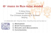 Θ +  mass in flux-tube model