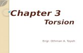 Chapter 3              Torsion Engr. Othman A.  Tayeh