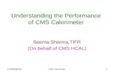 Understanding the Performance of CMS Calorimeter