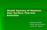Model Spectra of Neutron Star Surface Thermal Emission