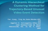 A Dynamic Hierarchical Clustering Method for Trajectory-Based Unusual Video Event Detection