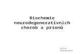 Biochemie neurodegenerativních chorob a prionů