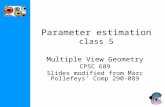 Parameter estimation class 5