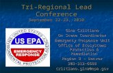 Tri-Regional Lead Conference September 22-23, 2010