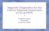 Magnetic Diagnostics for the Lithium Tokamak Experiment (LTX) at PPPL