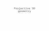Projective 3D geometry