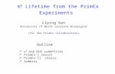 € 0  Lifetime from the PrimEx Experiments