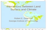 Interactions Between Land Surface and Climate
