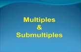 Multiples & Submultiples