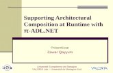 Supporting Architectural Composition at Runtime with π -ADL.NET