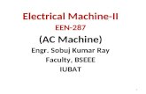Electrical Machine-II EEN-287 (AC Machine) Engr. Sobuj Kumar Ray Faculty, BSEEE IUBAT