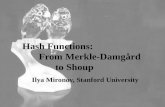 Hash Functions:  From Merkle-Damgård  to Shoup