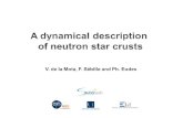 A dynamical description  of neutron star crusts