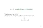 τ→  Ｋ πν decays and CP violation