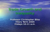 Trade Growth and Inequality