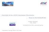 Overview of the LHCb Calorimeter Electronics    focus in the ECAL/HCAL
