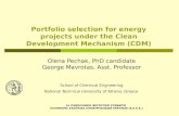 Portfolio selection for energy projects under the Clean Development Mechanism (CDM)