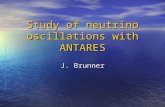 Study of neutrino oscillations with ANTARES