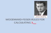 WOODWARD-FEISER RULES FOR CALCULATING  λ max