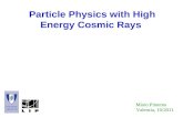 Particle Physics with High Energy Cosmic Rays