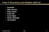 Team 5 Structures and Weights QDR #2