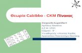 Θεωρία  Cabibbo  -  CKM Πίνακας