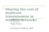 Sharing the cost of  multicast transmissions in  wireless networks